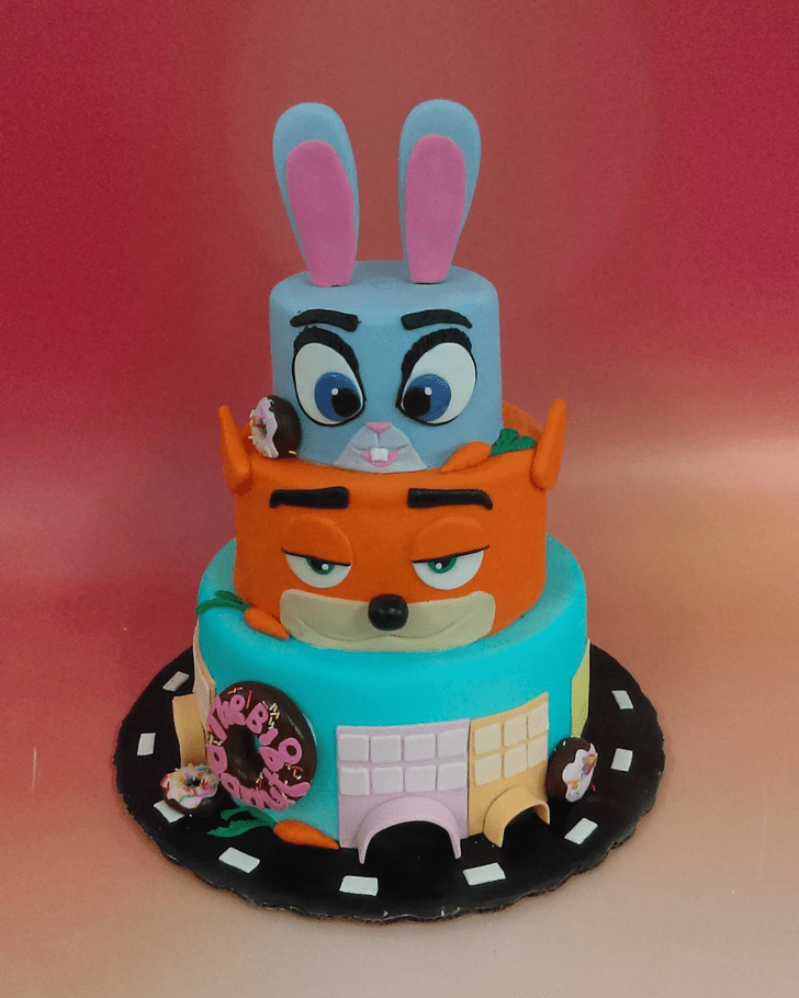 Bewitching Zootopia Cake