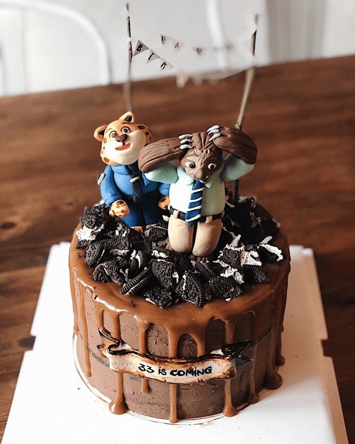Comely Zootopia Cake