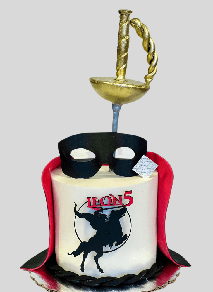 Comely Zorro Cake