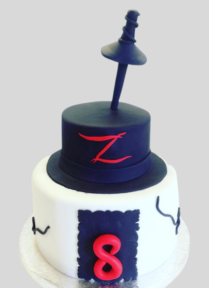 Elegant Zorro Cake