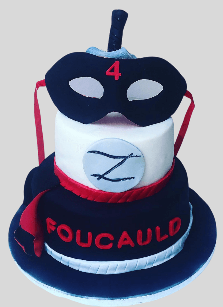 Enticing Zorro Cake