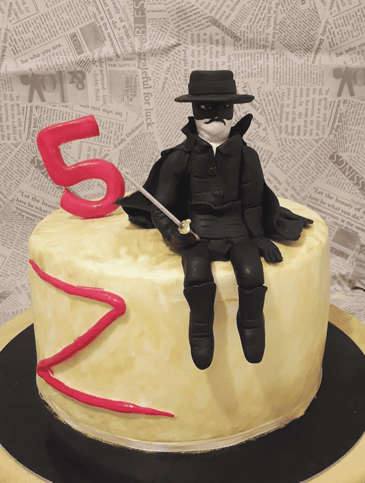 Adorable Zorro Cake