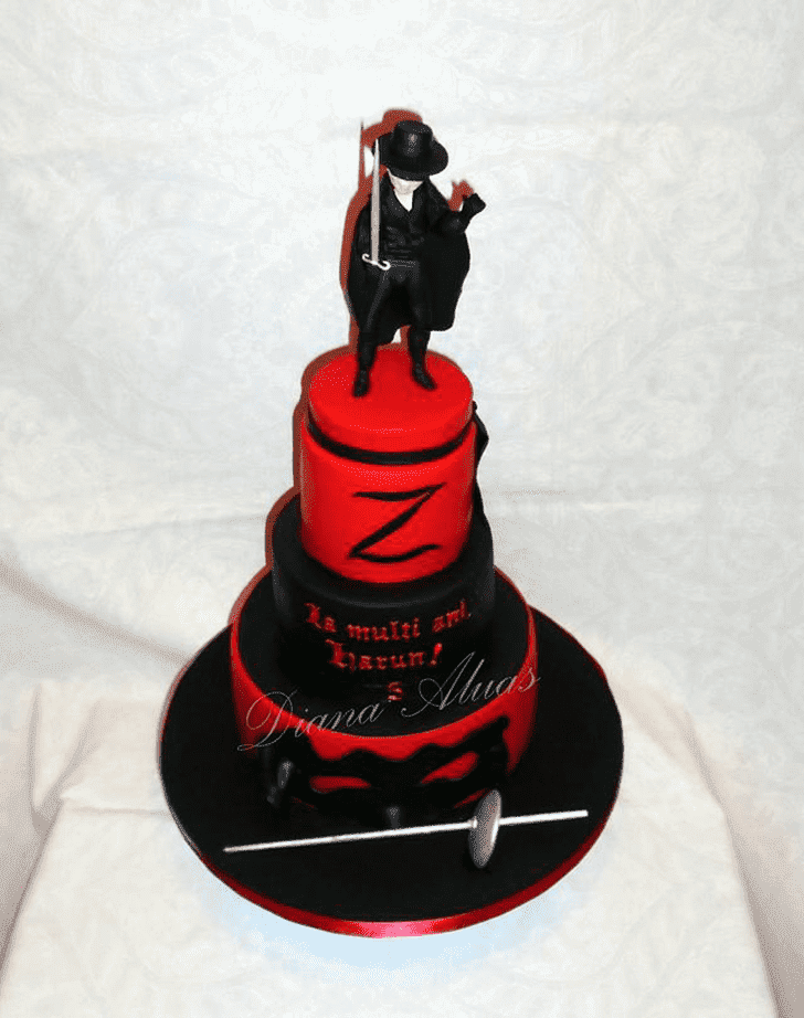 Appealing Zorro Cake