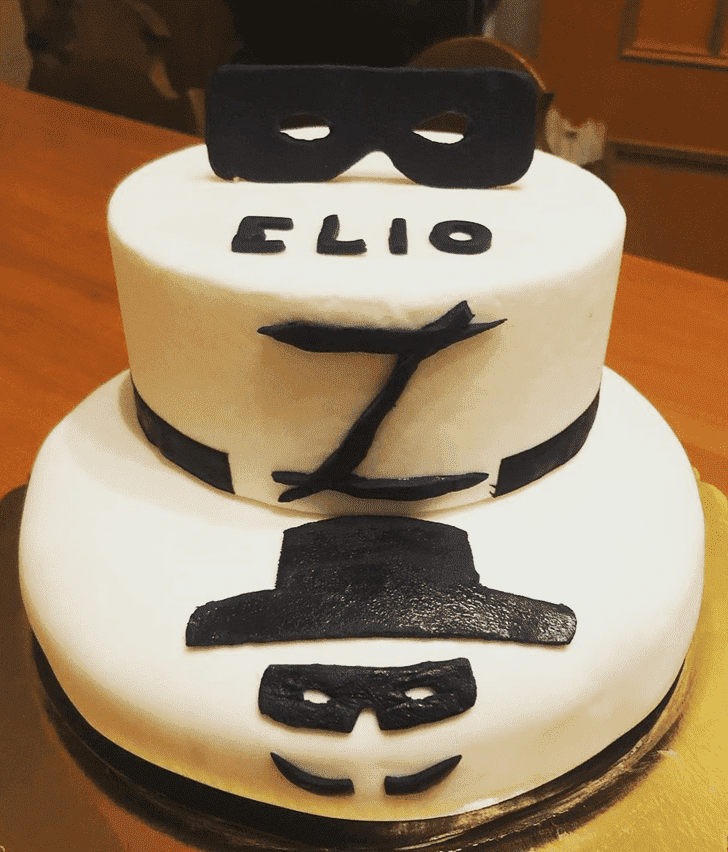 Classy Zorro Cake