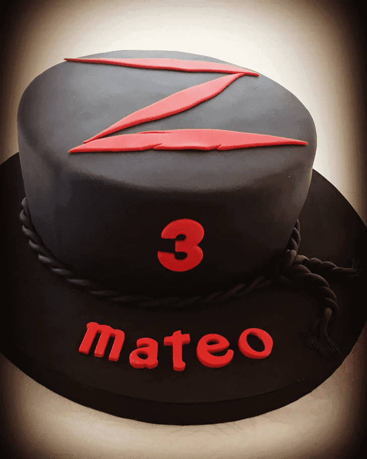 Comely Zorro Cake