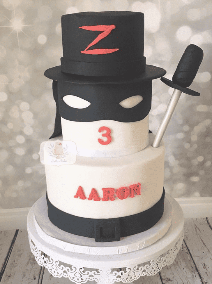 Dazzling Zorro Cake