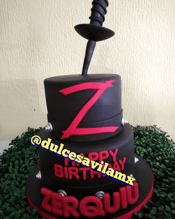 Fascinating Zorro Cake