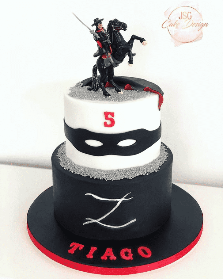 Lovely Zorro Cake Design
