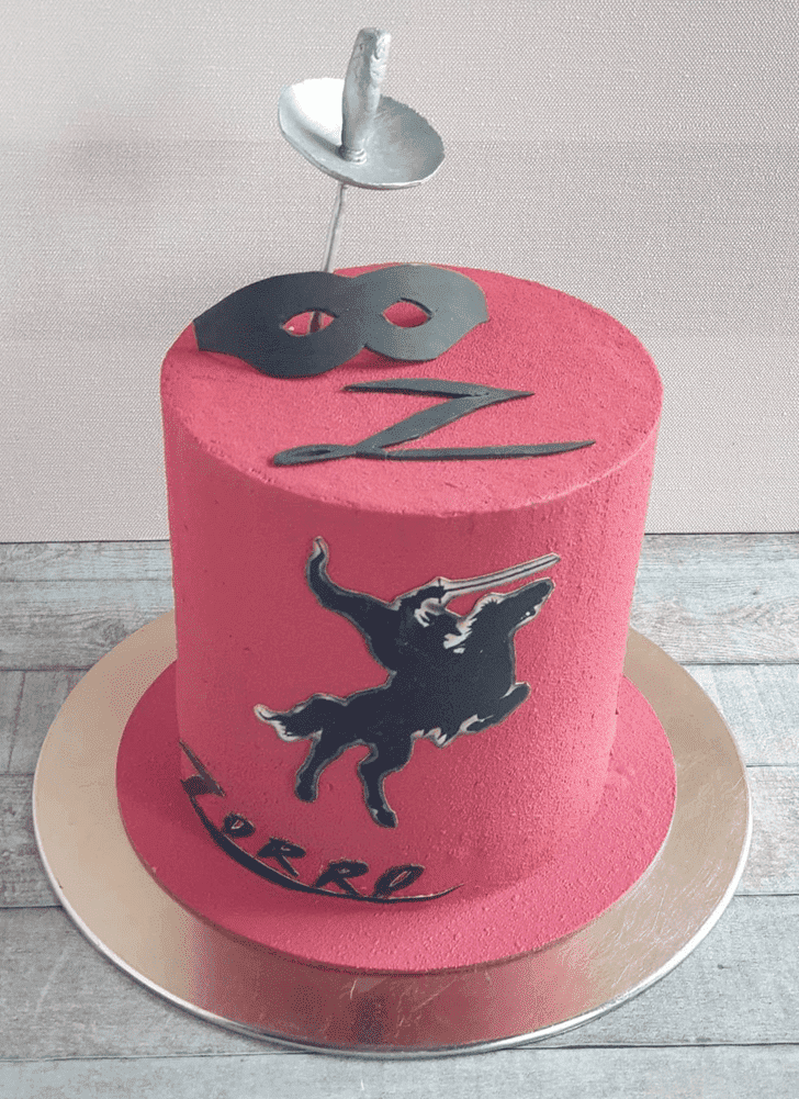 Wonderful Zorro Cake Design